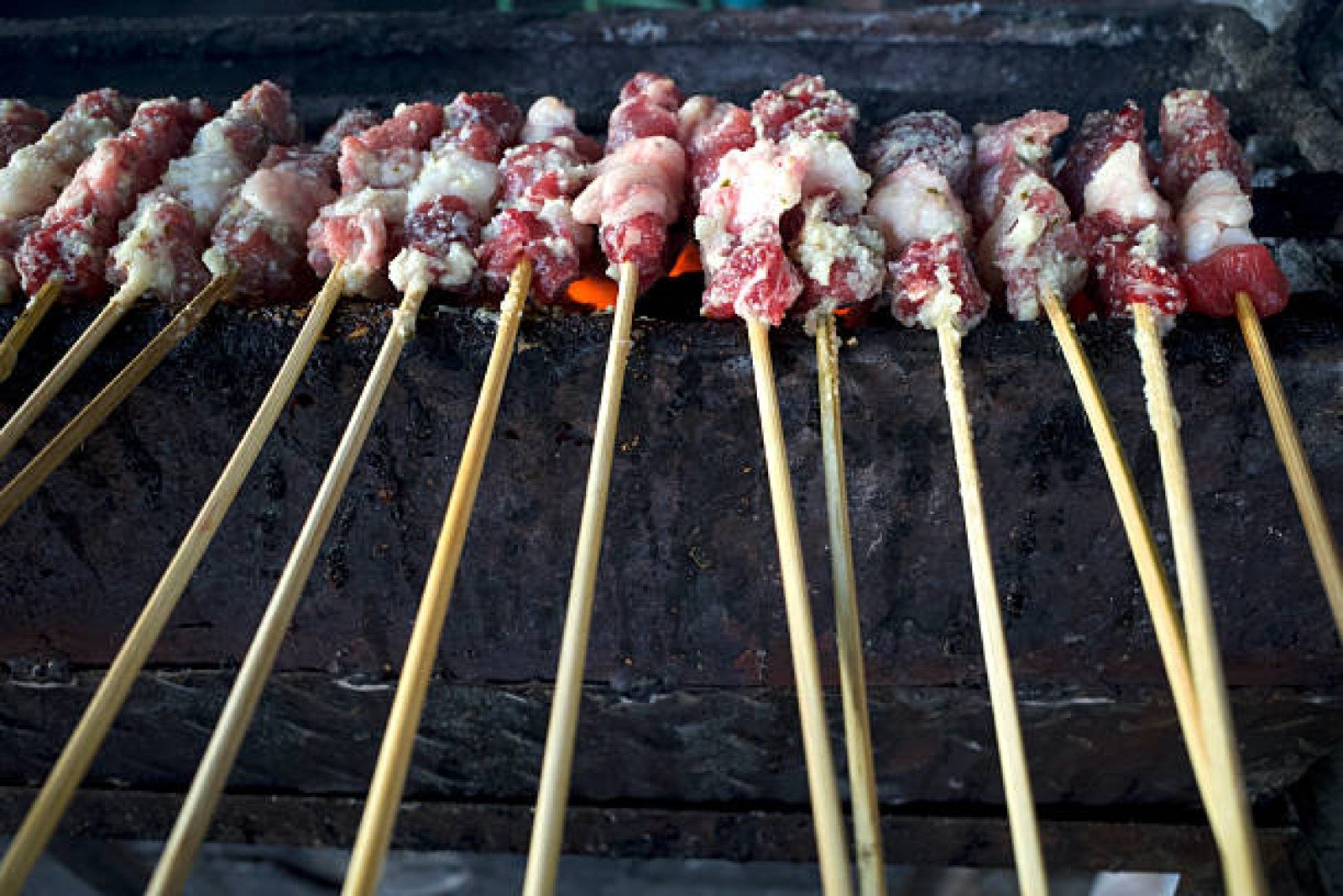 Goat meat bbq photo 2